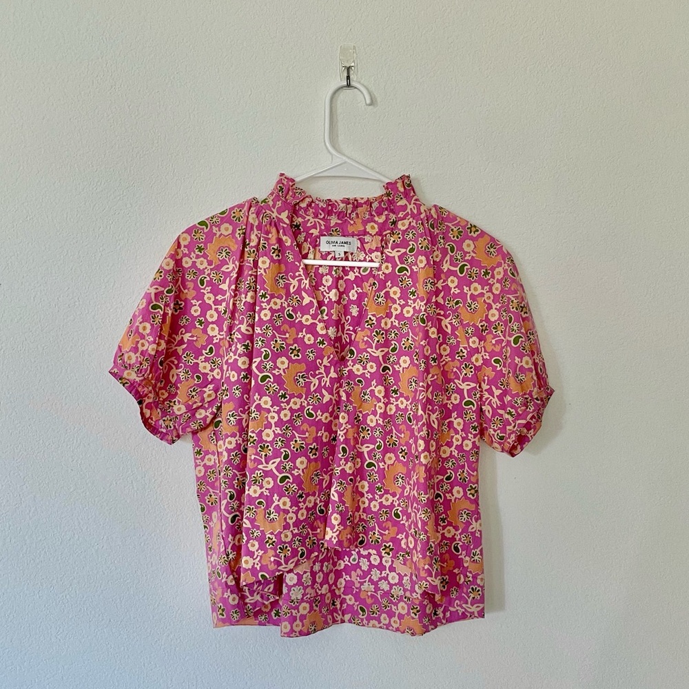 OLIVIA JAMES Elizabeth Top in Harvest Plum | Size S | NWOT - Picture 2 of 6